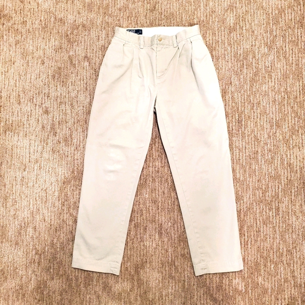 Polo Ralph Lauren Pleated Khaki Pants, 30x30